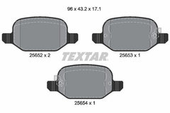 Bremsbelagsatz Scheibenbremse Hinterachse für FIAT 500L