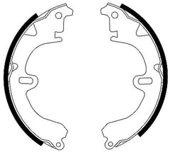 Bremsbackensatz Hinterachse für TOYOTA CAMRY Stufenheck Liftback Kombi CARINA