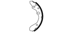 Bremsbackensatz Hinterachse für MAZDA 323 C IV V F P S MX-3