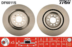 2x Bremsscheibe Vorderachse für SEAT LEON