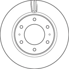 2x Bremsscheibe Vorderachse für MITSUBISHI PAJERO SPORT III