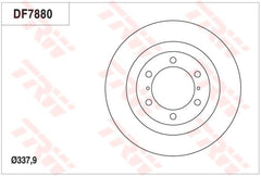 2x Bremsscheibe Vorderachse für TOYOTA LAND CRUISER PRADO 4 RUNNER V VAN