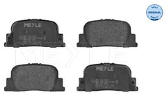 Bremsbelagsatz Scheibenbremse Hinterachse für TOYOTA CAMRY PRIUS Liftback