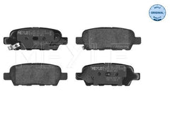 Bremsbelagsatz Scheibenbremse Hinterachse für NISSAN RENAULT INFINITI CUBE JUKE