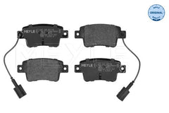 Bremsbelagsatz Scheibenbremse Hinterachse für FIAT OPEL ABARTH GRANDE PUNTO EVO