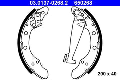 Bremsbackensatz Hinterachse für AUDI SEAT SKODA VW 80 B3 Stufenheck 90 A2 AROSA