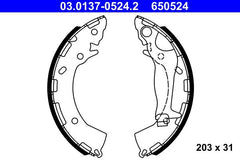 Bremsbackensatz Hinterachse für HYUNDAI KIA ACCENT IV Stufenheck i10 I II III