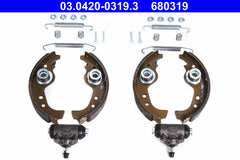 Bremsbackensatz Hinterachse für FIAT LANCIA AUTOBIANCHI ABARTH 127 CINQUECENTO