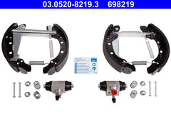 Bremsbackensatz Hinterachse für SEAT SKODA VW CORDOBA IBIZA III IV SC ST Mii
