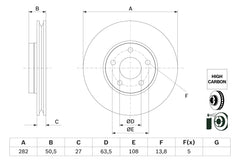 2x Bremsscheibe Vorderachse für FORD FOCUS IV Stufenheck Turnier