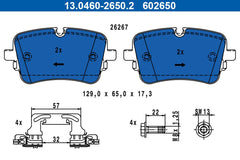 Bremsbelagsatz Scheibenbremse Hinterachse für AUDI VW A6 Allroad C8 Avant A7