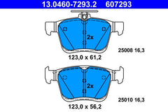 Bremsbelagsatz Scheibenbremse Hinterachse für AUDI SEAT SKODA VW CUPRA A3