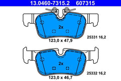 Bremsbelagsatz Scheibenbremse Hinterachse für BMW MINI 1 2 Active Tourer Gran