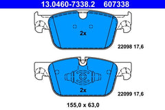 Bremsbelagsatz Scheibenbremse Vorderachse für VOLVO S60 III S90 II V60 Cross