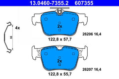 Bremsbelagsatz Scheibenbremse Hinterachse für AUDI FORD SEAT SKODA VW CUPRA A3