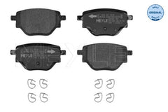 Bremsbelagsatz Scheibenbremse Hinterachse für CITROËN FIAT OPEL PEUGEOT JEEP C4