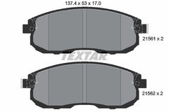 Bremsbelagsatz Scheibenbremse Vorderachse für NISSAN BLUEBIRD SYLPHY / III