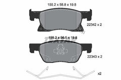 Bremsbelagsatz Scheibenbremse Vorderachse für OPEL ASTRA K Sports Tourer