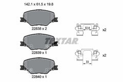 Bremsbelagsatz Scheibenbremse Vorderachse für OPEL INSIGNIA B Grand Sport