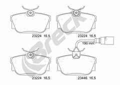 Bremsbelagsatz Scheibenbremse Hinterachse für FORD VW GALAXY I MK VAN