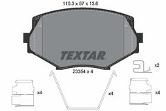 Bremsbelagsatz Scheibenbremse Vorderachse für MAZDA MX-5 I II