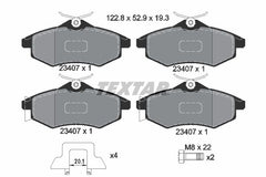 Bremsbelagsatz Scheibenbremse Vorderachse für CITROËN C2 C3 I ENTERPRISE