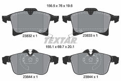 Bremsbelagsatz Scheibenbremse Vorderachse für OPEL CHEVROLET ASTRA G Stufenheck