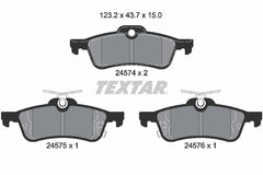 Bremsbelagsatz Scheibenbremse Hinterachse für DAIHATSU TOYOTA CHARADE VIII
