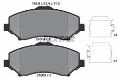 Bremsbelagsatz Scheibenbremse Vorderachse für DODGE FIAT VW JEEP JOURNEY VAN