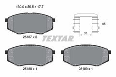 Bremsbelagsatz Scheibenbremse Vorderachse für HYUNDAI KIA ix20 ix35 SONATA VI