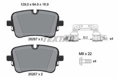 Bremsbelagsatz Scheibenbremse Hinterachse für AUDI VW A6 Allroad C8 e-tron