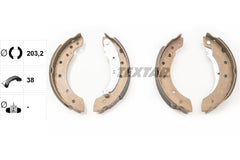 Bremsbackensatz Hinterachse für CITROËN PEUGEOT RENAULT DACIA SAXO XSARA Break