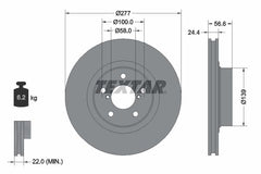 2x Bremsscheibe Vorderachse für SUBARU TOYOTA BRZ FORESTER IMPREZA Coupe