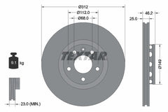 2x Bremsscheibe Vorderachse für AUDI SEAT SKODA VW A4 B5 Avant B6 Cabriolet B7