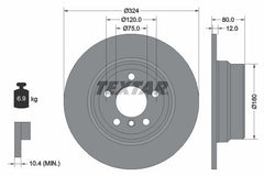 2x Bremsscheibe Hinterachse für BMW X5