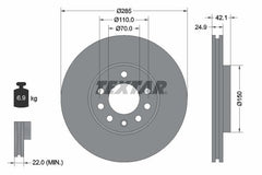 2x Bremsscheibe Vorderachse für FIAT OPEL SAAB CADILLAC CROMA Kasten/Kombi