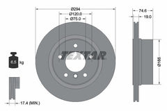2x Bremsscheibe Hinterachse für BMW ALPINA Z4 Roadster Coupe ROADSTER S