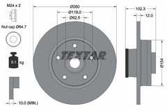 2x Bremsscheibe Hinterachse für NISSAN OPEL RENAULT PRIMASTAR Bus