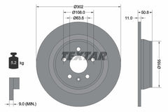 2x Bremsscheibe Hinterachse für FORD LAND ROVER FOCUS II GALAXY KUGA I MONDEO