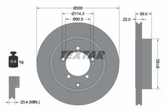 2x Bremsscheibe Hinterachse für MITSUBISHI LANCER VI VII