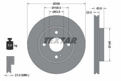 2x Bremsscheibe Vorderachse für FORD FIESTA Stufenheck VI KA+ III Van