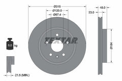 2x Bremsscheibe Hinterachse für OPEL SAAB CHEVROLET INSIGNIA A Stufenheck
