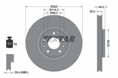 2x Bremsscheibe Vorderachse für RENAULT CLIO IV ESPACE V LAGUNA III Grandtour