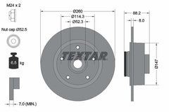 2x Bremsscheibe Hinterachse für RENAULT CLIO IV MEGANE III Schrägheck Grandtour