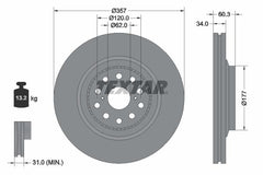 Bremsscheibe Vorderachse links für LEXUS LS