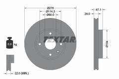 2x Bremsscheibe Vorderachse für CHEVROLET EPICA