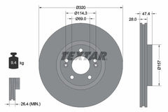 2x Bremsscheibe Vorderachse für HYUNDAI KIA GRANDEUR i20 III i40 I CW ix35 KONA