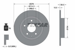 2x Bremsscheibe Hinterachse für MAZDA 6 Kombi Stufenheck
