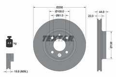 2x Bremsscheibe Vorderachse für LADA RENAULT DACIA SMART XRAY CLIO IV Grandtour