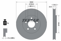 2x Bremsscheibe Vorderachse für CHRYSLER DODGE PLYMOUTH CIRRUS SEBRING Coupe
